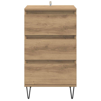 Sideboard Artisan Oak 40 x 35 x 70 cm Engineered Wood and Iron