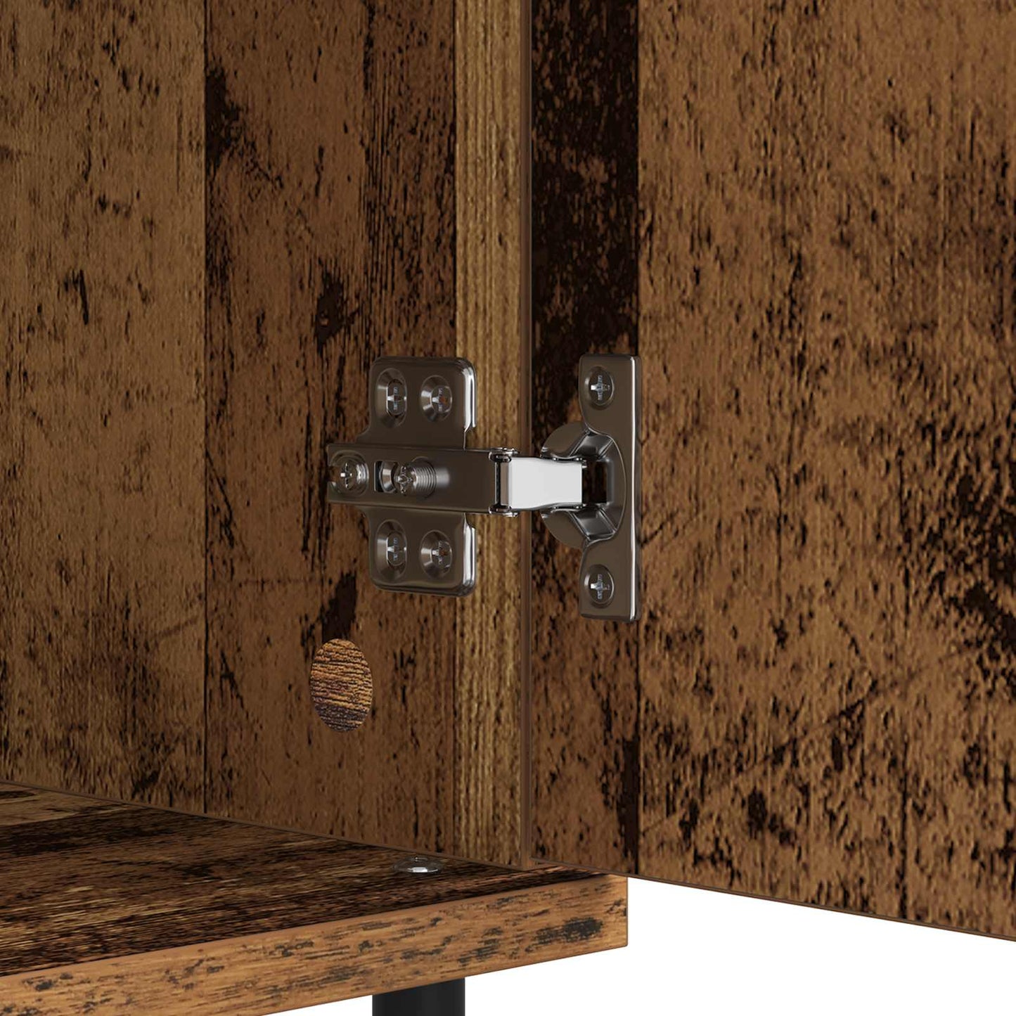 Sideboard Old Wood 60 x 35 x 70 cm Engineered Wood and Iron