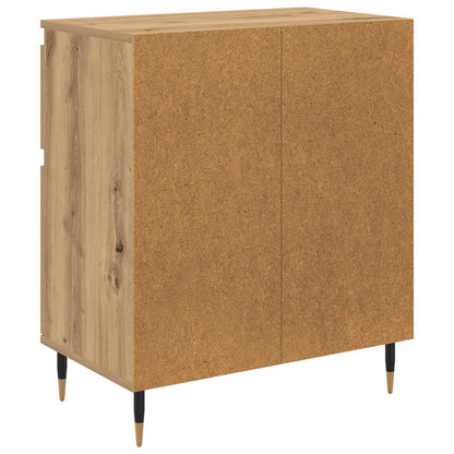 Sideboard Artisan Oak 60 x 35 x 70 cm Engineered Wood and Iron