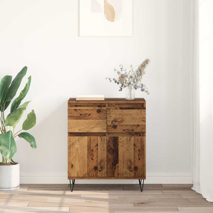 Sideboard Old Wood 60 x 35 x 70 cm Engineered Wood and Iron