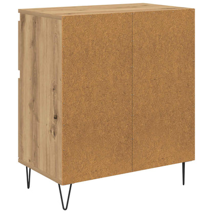Sideboard Artisan Oak 60 x 35 x 70 cm Engineered Wood and Iron