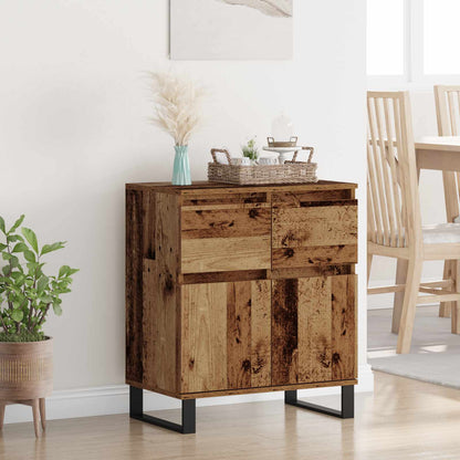 Sideboard Old Wood 60 x 35 x 70 cm Engineered Wood and Iron