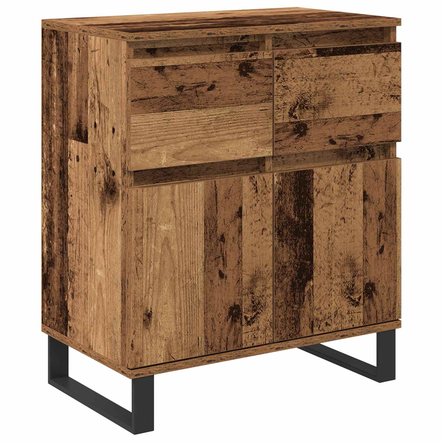 Sideboard Old Wood 60 x 35 x 70 cm Engineered Wood and Iron