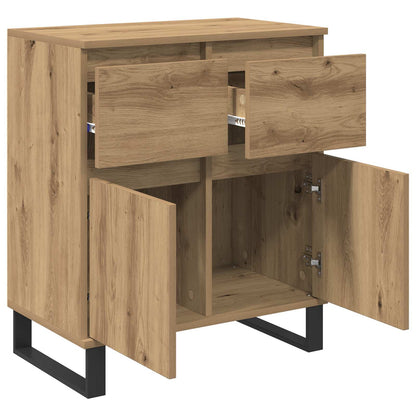 Sideboard Artisan Oak 60 x 35 x 70 cm Engineered Wood and Iron