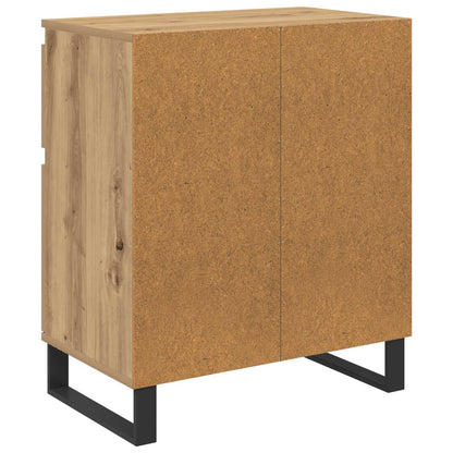 Sideboard Artisan Oak 60 x 35 x 70 cm Engineered Wood and Iron
