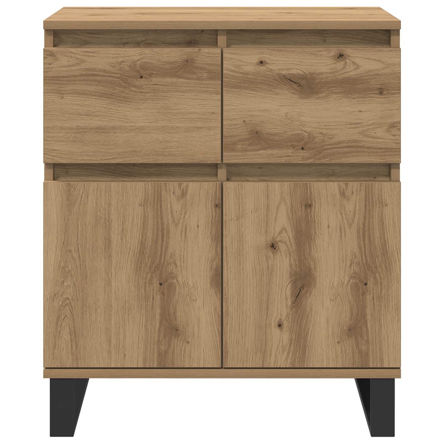 Sideboard Artisan Oak 60 x 35 x 70 cm Engineered Wood and Iron