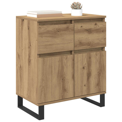 Sideboard Artisan Oak 60 x 35 x 70 cm Engineered Wood and Iron