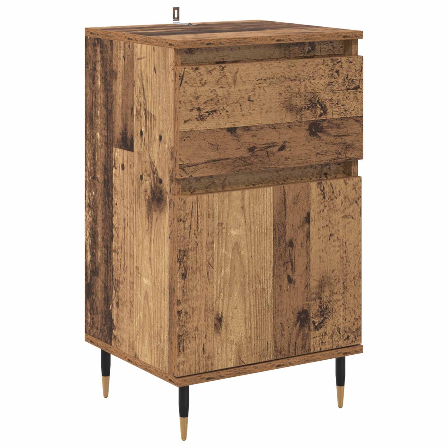 Sideboard Old Wood 40 x 35 x 70 cm Engineered Wood and Iron