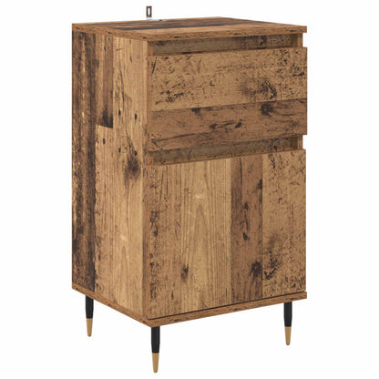 Sideboard Old Wood 40 x 35 x 70 cm Engineered Wood and Iron