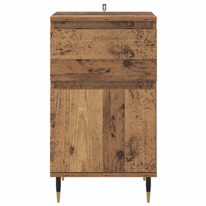 Sideboard Old Wood 40 x 35 x 70 cm Engineered Wood and Iron