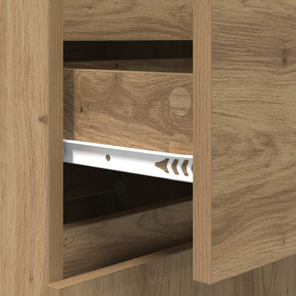 Sideboard Artisan Oak 40 x 35 x 70 cm Engineered Wood and Iron