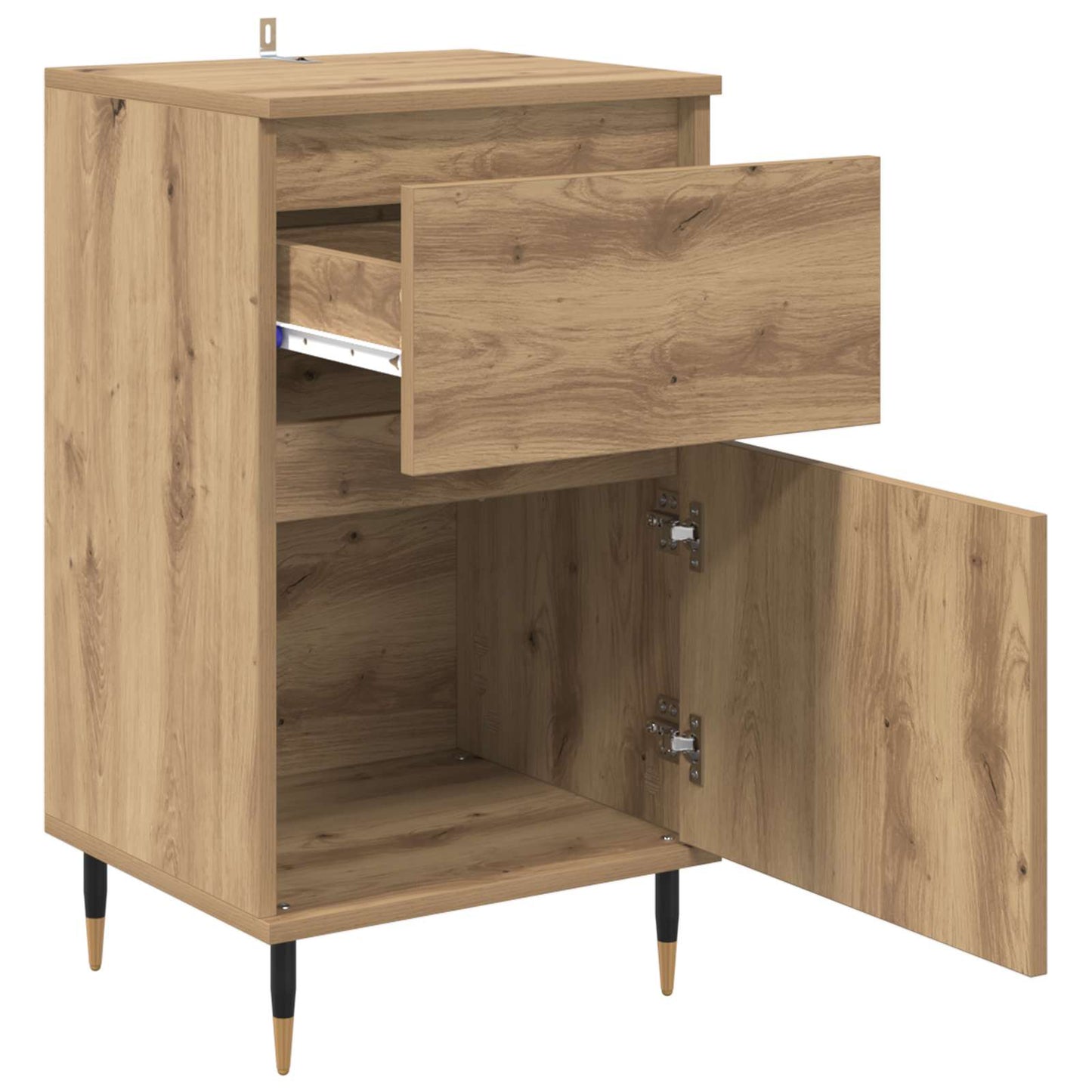 Sideboard Artisan Oak 40 x 35 x 70 cm Engineered Wood and Iron