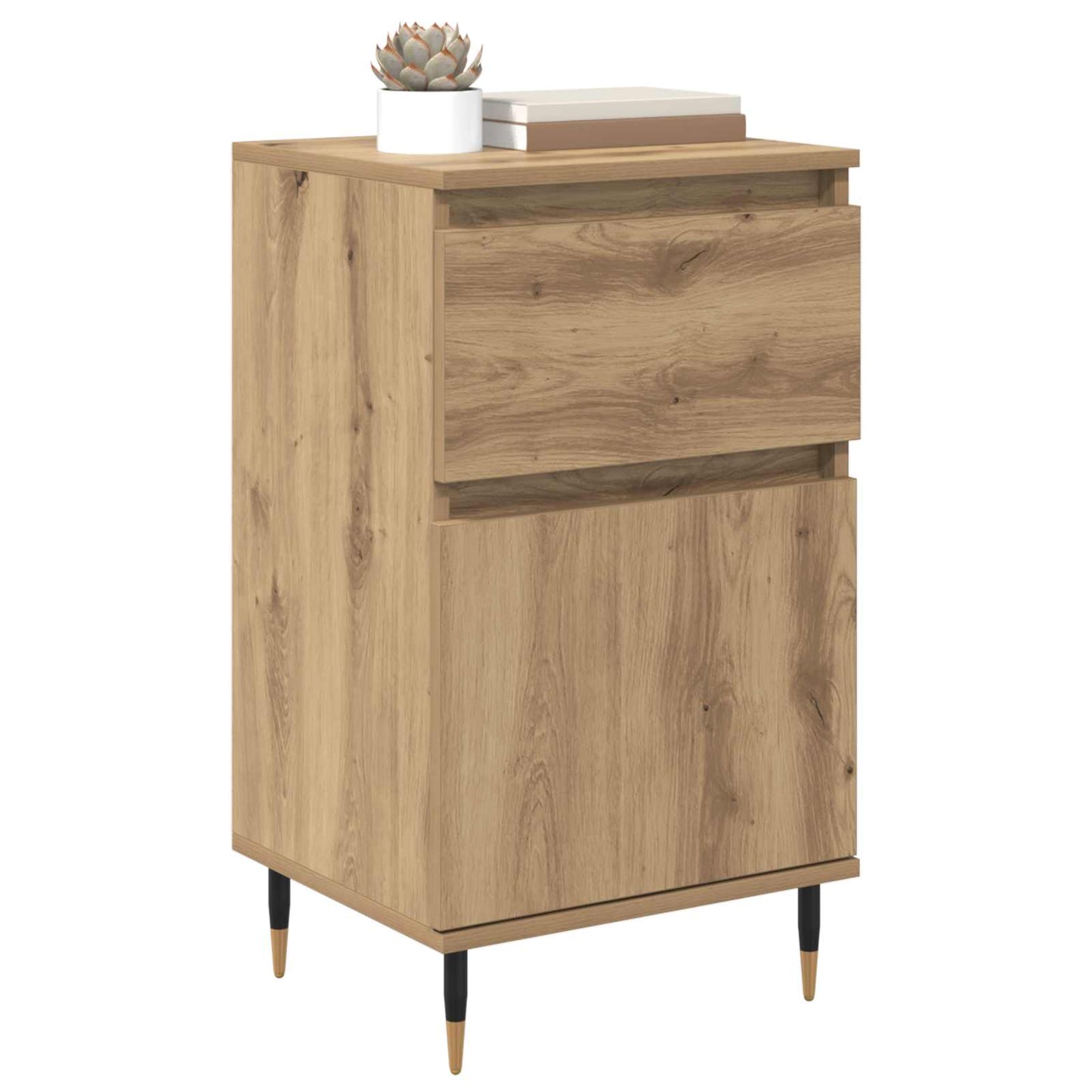 Sideboard Artisan Oak 40 x 35 x 70 cm Engineered Wood and Iron