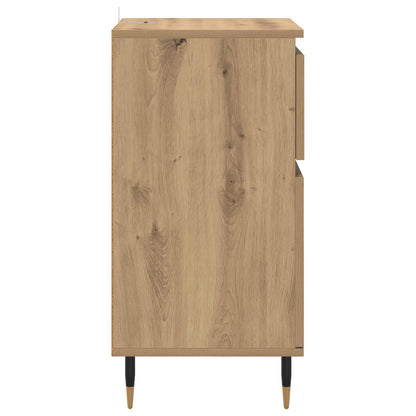 Sideboard Artisan Oak 40 x 35 x 70 cm Engineered Wood and Iron