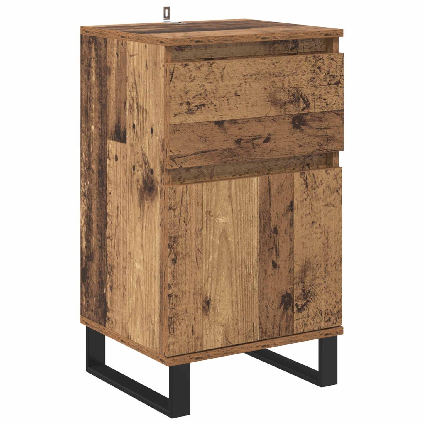 Sideboard with Drawer Old wood 35 x 40 x 70 cm Engineered wood