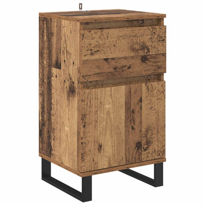 Sideboard with Drawer Old wood 35 x 40 x 70 cm Engineered wood