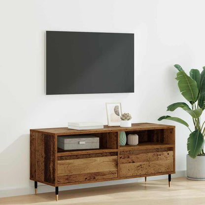 TV Cabinet with Drawer Old Wood 100 x 34.5 x 44.5 cm