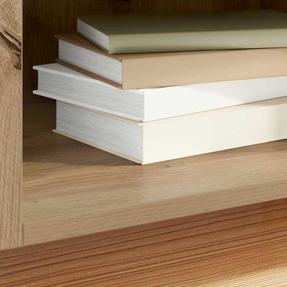 Record Cabinet with Shelf Artisan Oak 121 x 38 x 48 cm