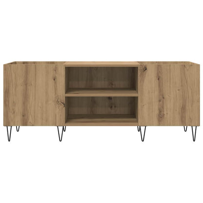 Record Cabinet with Shelf Artisan Oak 121 x 38 x 48 cm