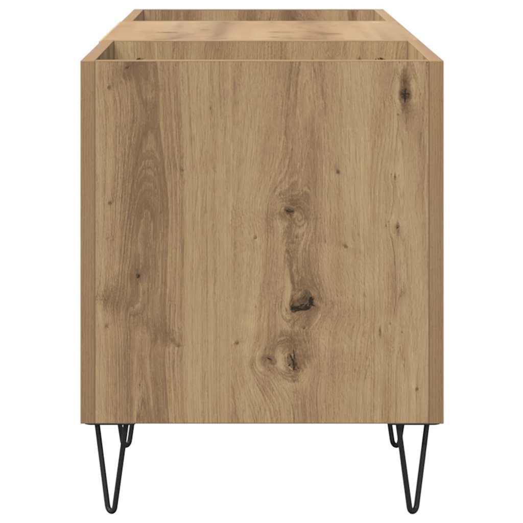 Record Cabinet with Shelf Artisan Oak 121 x 38 x 48 cm