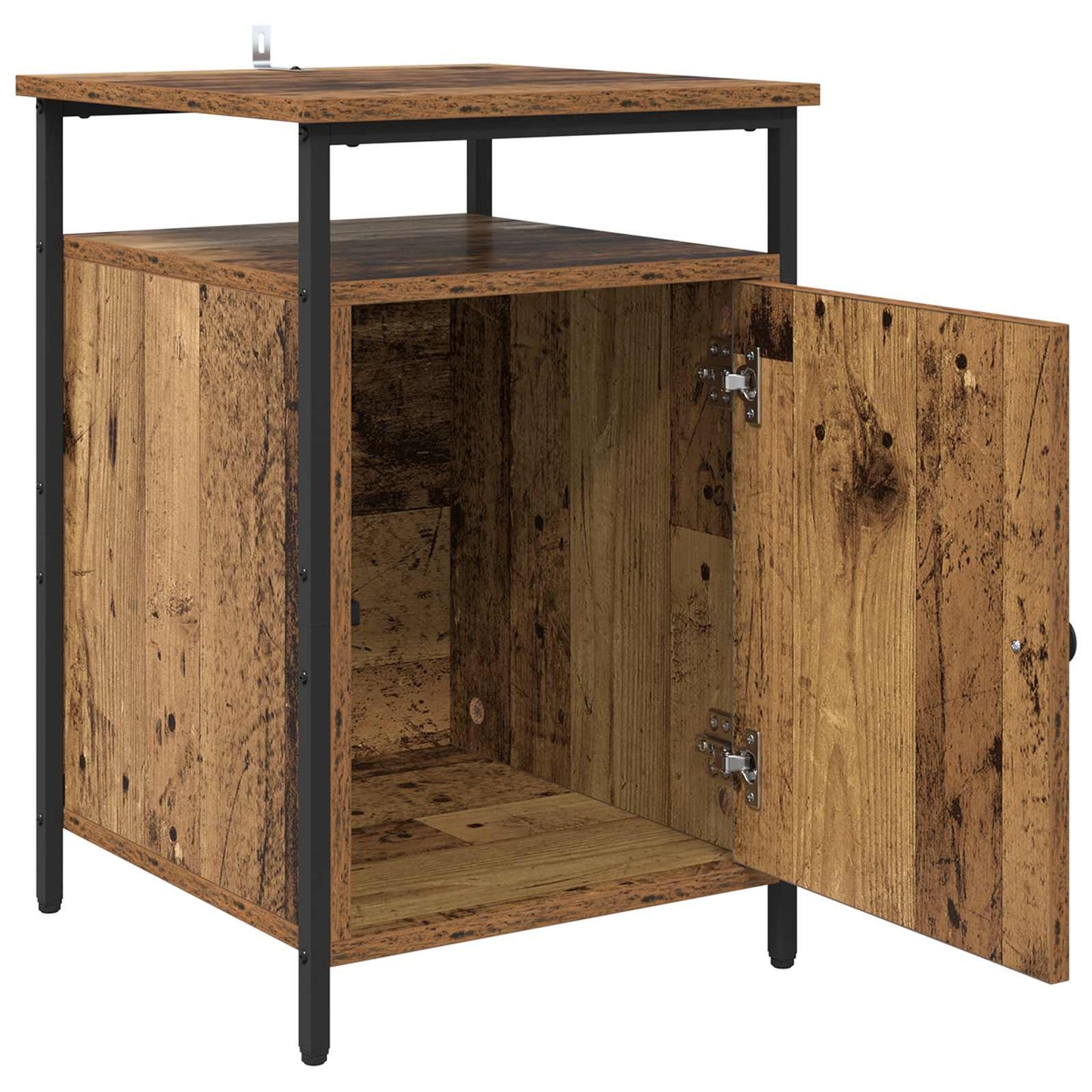 Bedside Cabinet Old Wood 40 x 42 x 60cm Engineered Wood