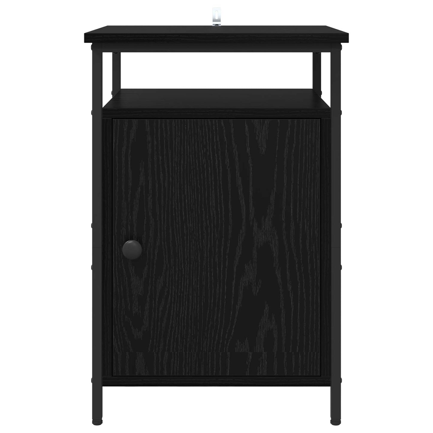 Bedside Cabinet 2 pcs Black Oak 40 x 42 x 60cm Engineered Wood