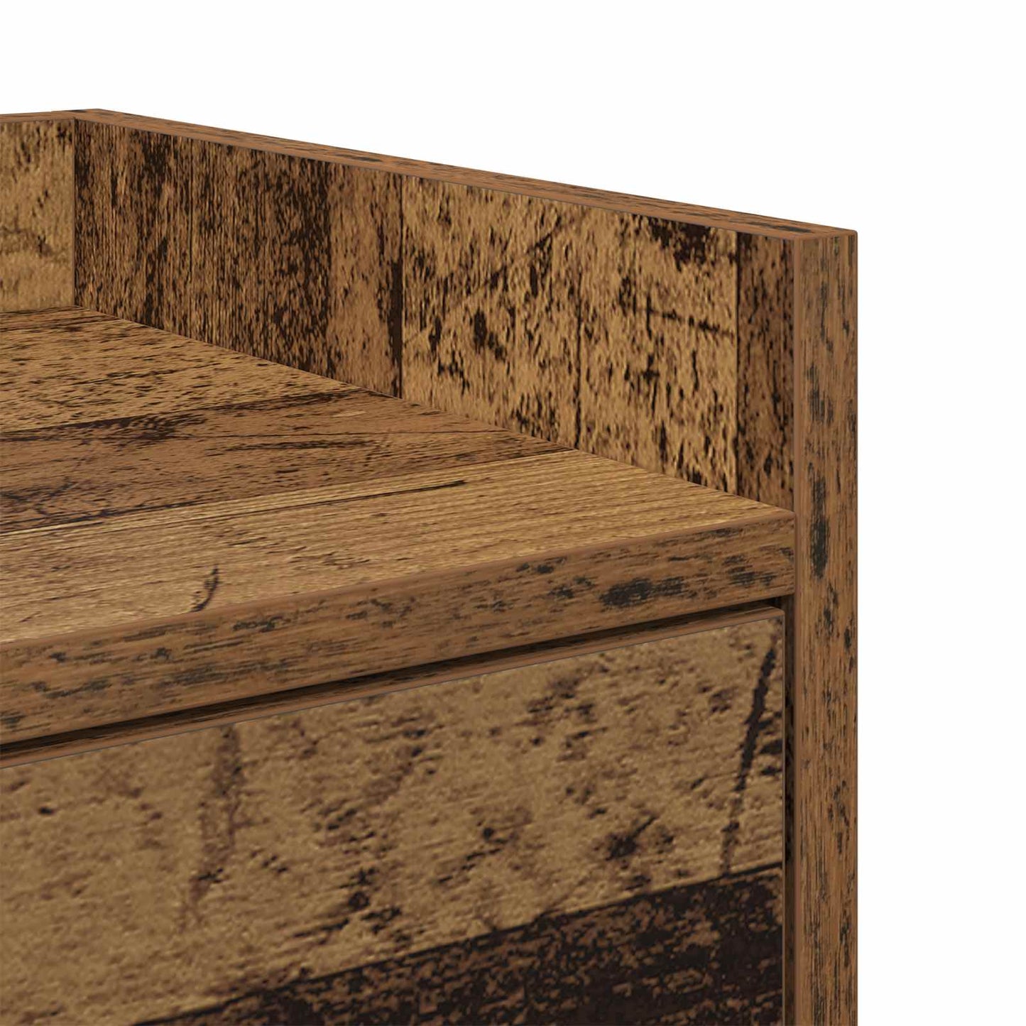 Bedside Table 2 pcs Old Wood 40 x 29 x 60 cm Engineered Wood