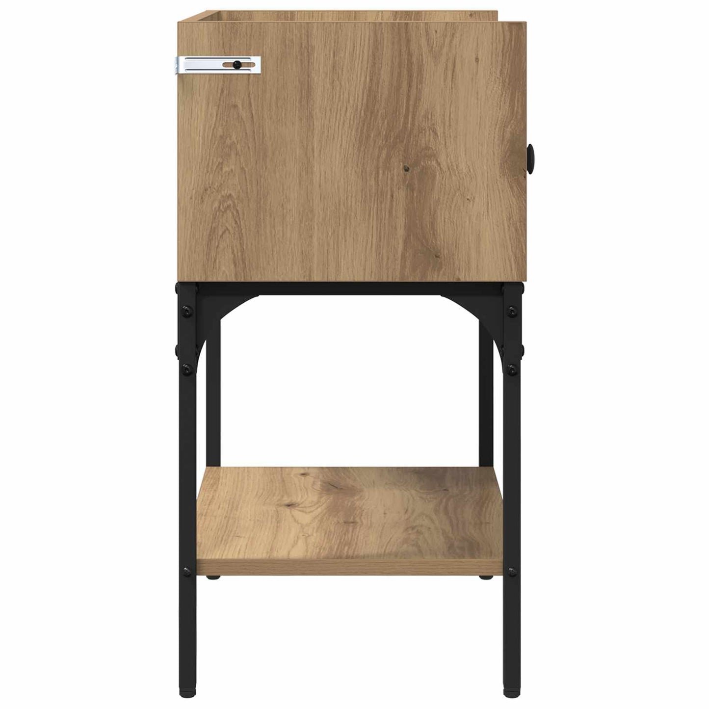 Bedside Table 2 pcs Artisan Oak 40 x 29 x 60 cm Engineered Wood