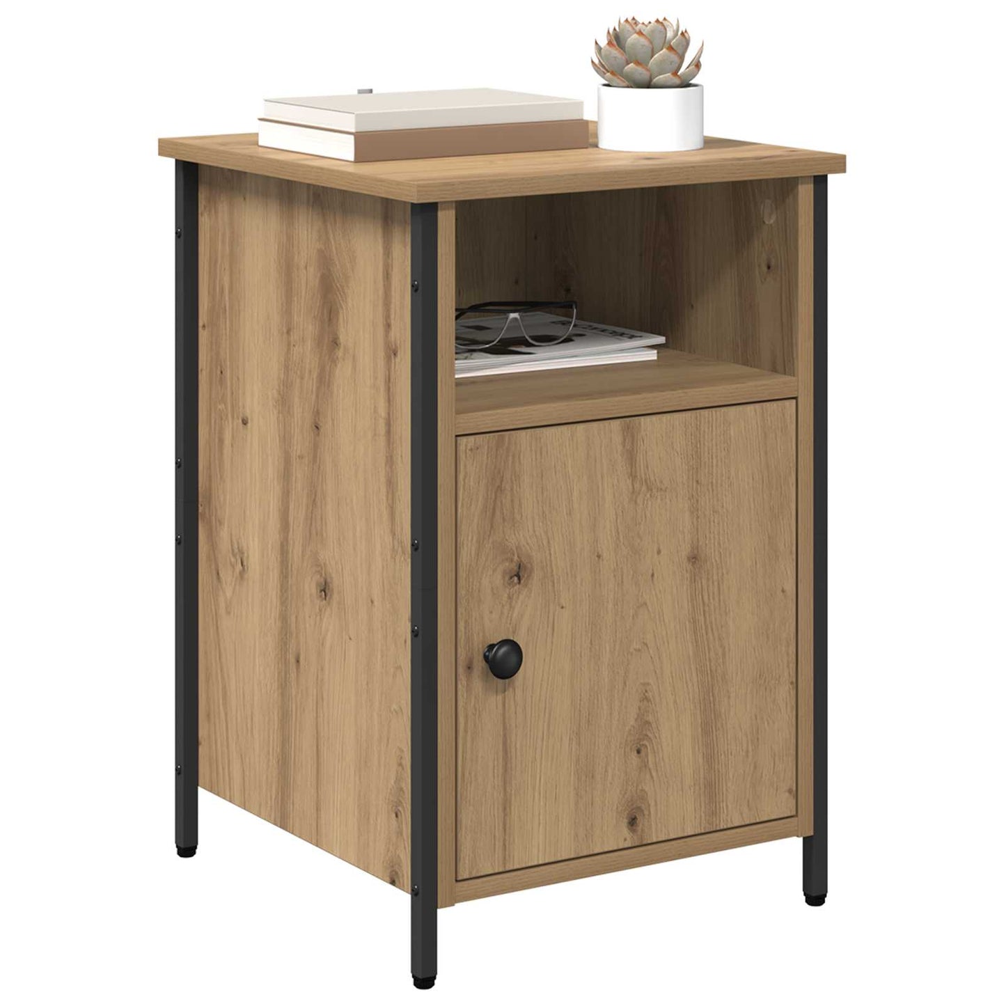Bedside Cabinet Artisan Oak 40 x 42 x 60 cm Engineered Wood