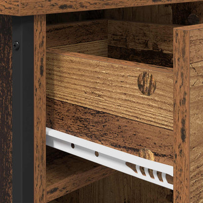 Bedside Cabinet Old Wood 40 x 42 x 50 cm Engineered Wood