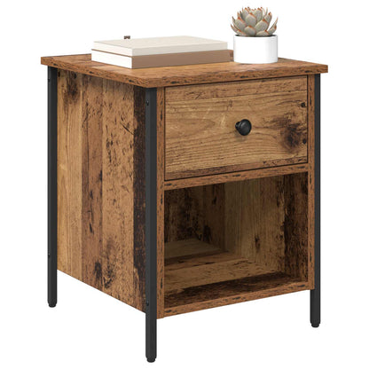 Bedside Cabinet 2 pcs Old Wood 40 x 42 x 50 cm Engineered Wood