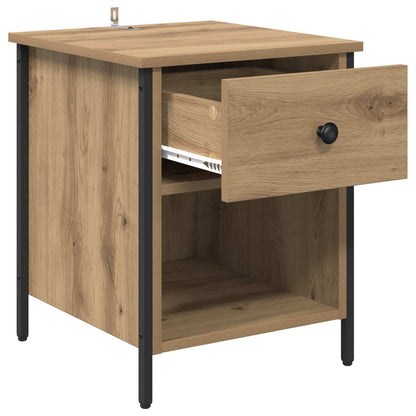 Bedside Cabinet Artisan Oak 40 x 42 x 50 cm Engineered Wood