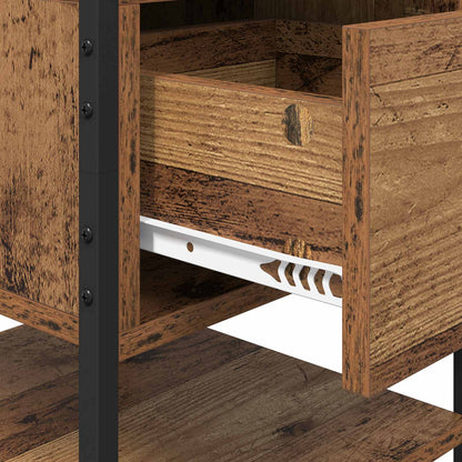 Bedside Cabinet Old Wood 40 x 42 x 56 cm Engineered Wood