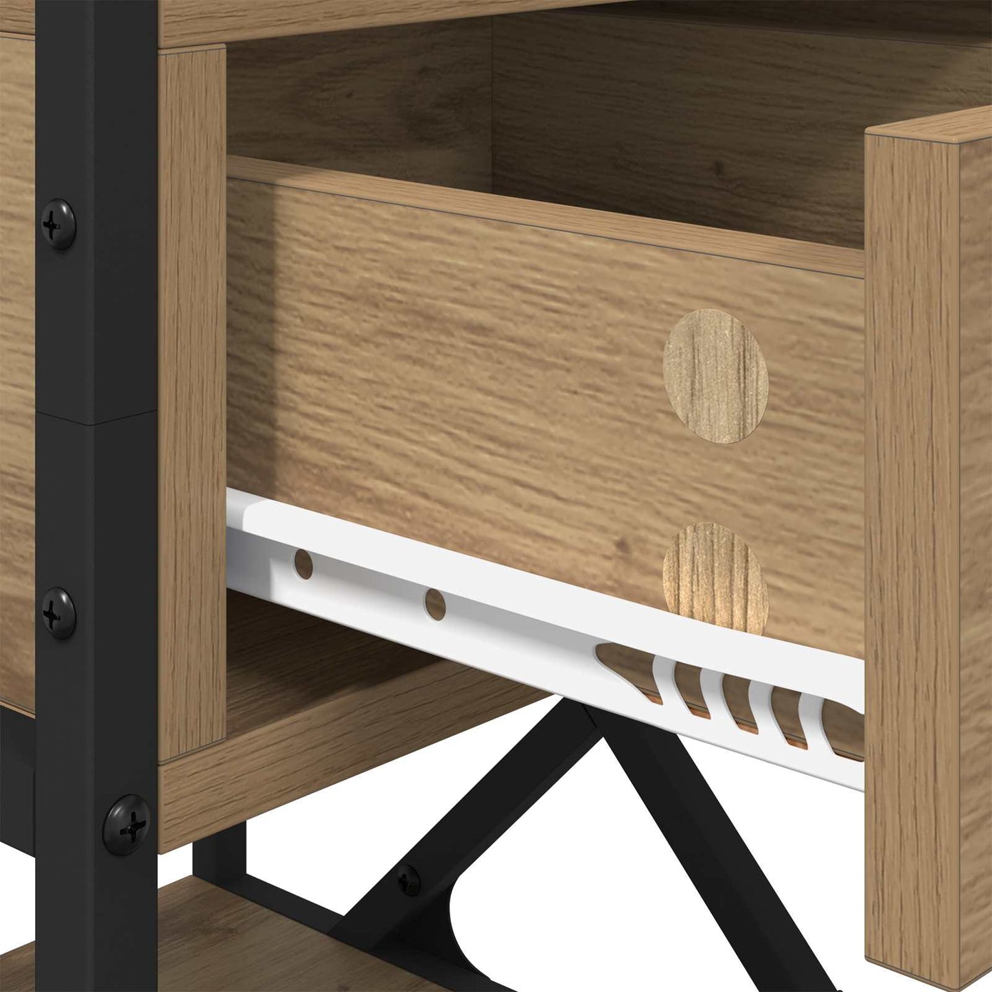 Bedside Cabinet Artisan Oak 40 x 42 x 55 cm Engineered Wood