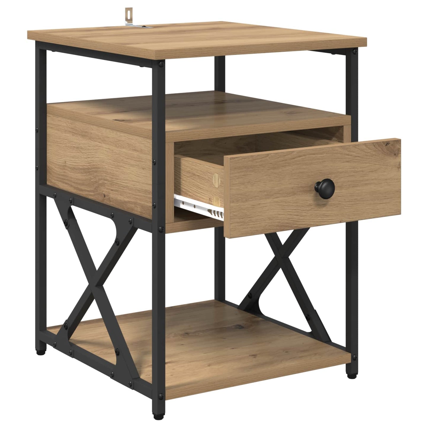 Bedside Cabinet Artisan Oak 40 x 42 x 55 cm Engineered Wood