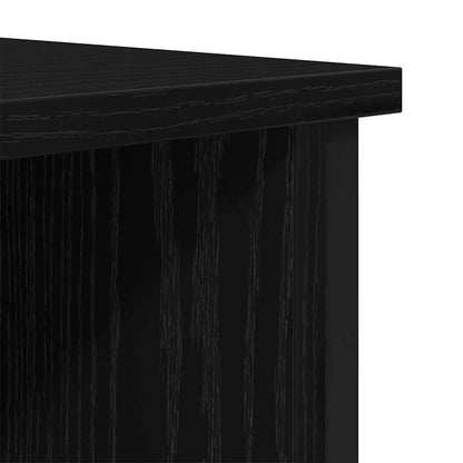 TV Cabinet Black Oak 100 x 40 x 50 cm Engineered Wood