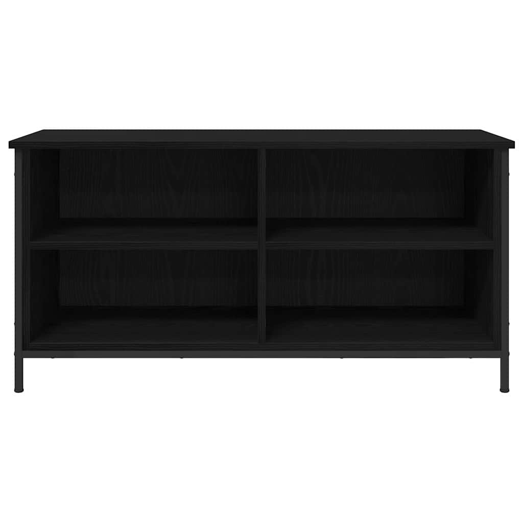 TV Cabinet Black Oak 100 x 40 x 50 cm Engineered Wood