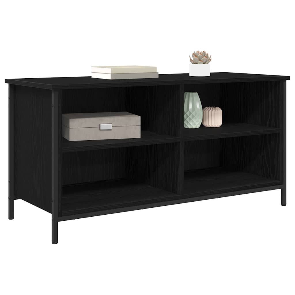 TV Cabinet Black Oak 100 x 40 x 50 cm Engineered Wood