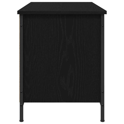 TV Cabinet 100 x 40 x 50 cm Black Oak Engineered Wood
