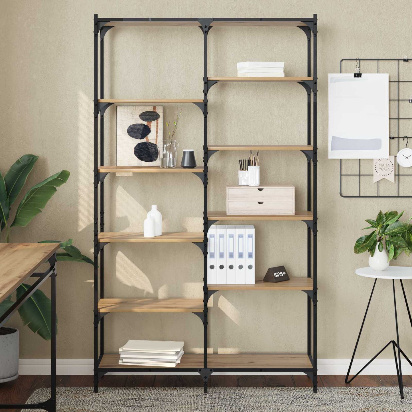 Bookshelf Artisan oak 100 x 32 x 170 cm Engineered wood