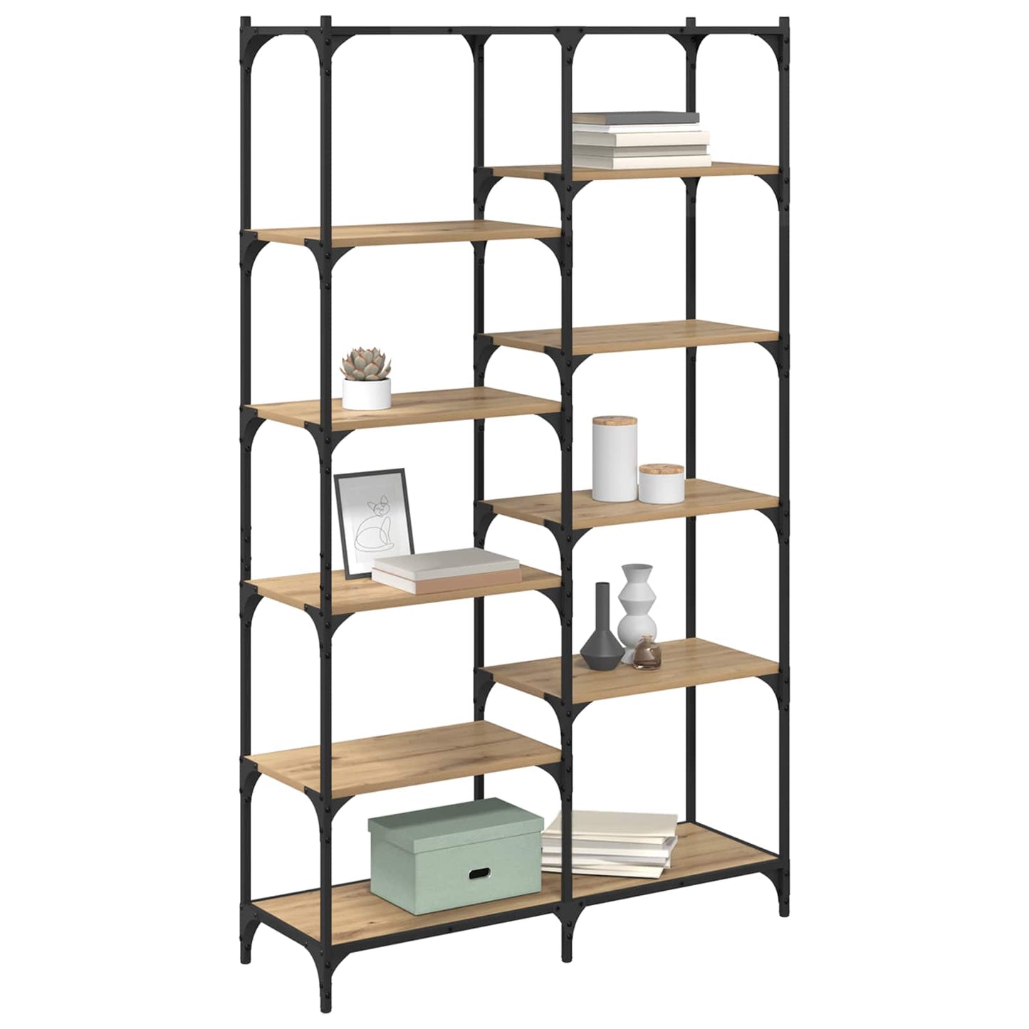 Bookshelf Artisan oak 100 x 32 x 170 cm Engineered wood