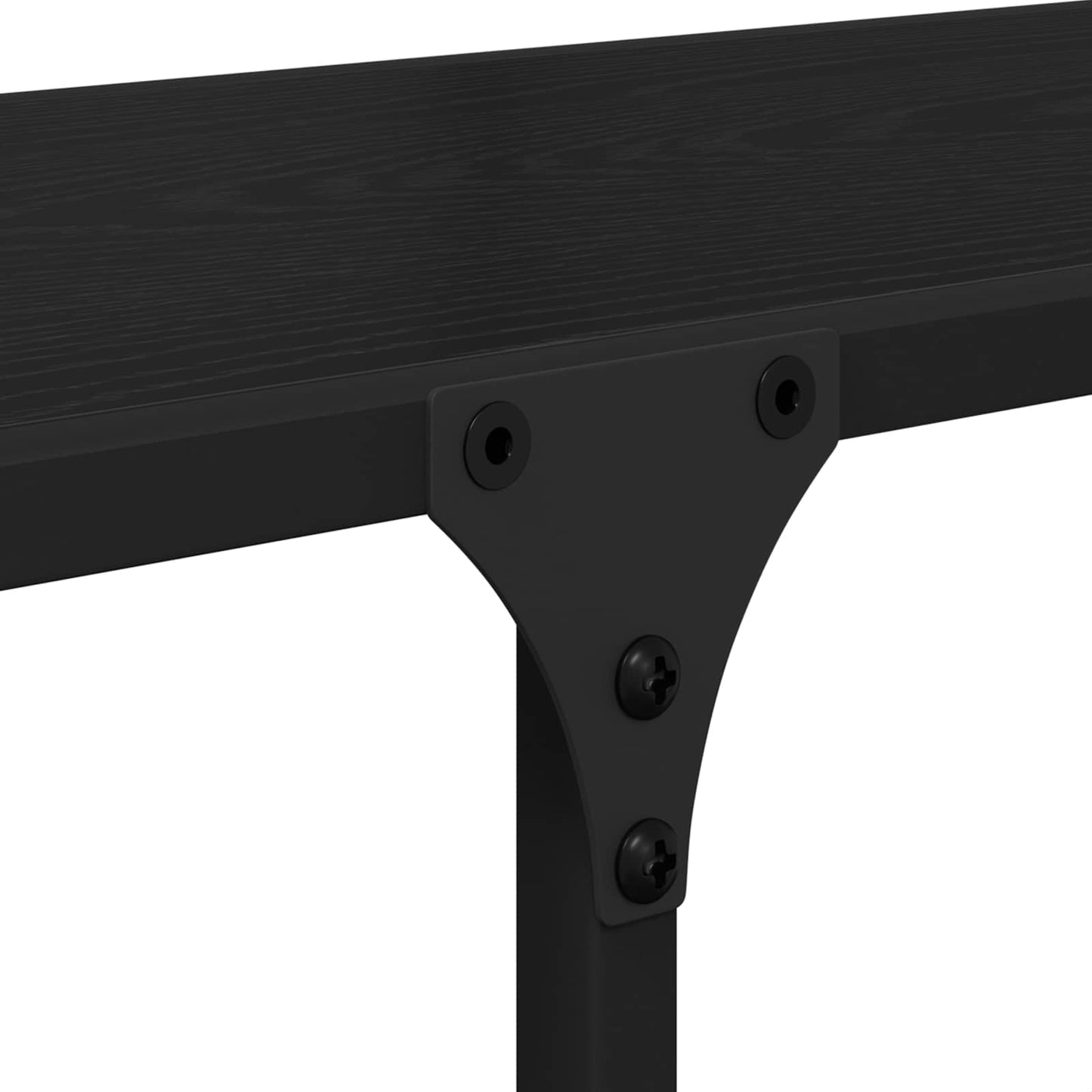 Bookshelf Black oak 100 x 32 x 170 cm Engineered wood