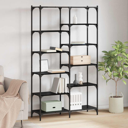 Bookshelf Black oak 100 x 32 x 170 cm Engineered wood