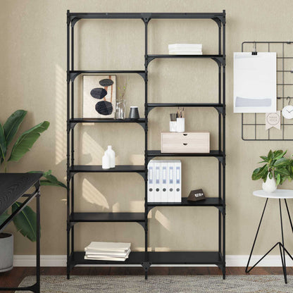 Bookshelf Black oak 100 x 32 x 170 cm Engineered wood