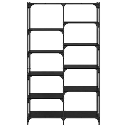 Bookshelf Black oak 100 x 32 x 170 cm Engineered wood
