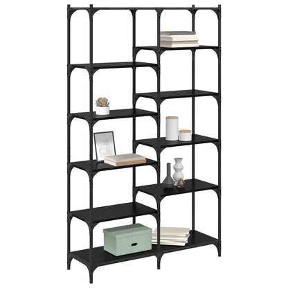 Bookshelf Black oak 100 x 32 x 170 cm Engineered wood