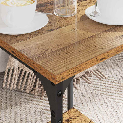 Coffee Table Old Wood 40 x 40 x 55 cm Engineered Wood