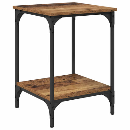 Coffee Table Old Wood 40 x 40 x 55 cm Engineered Wood