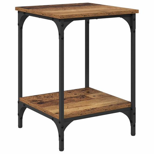 Coffee Table Old Wood 40 x 40 x 55 cm Engineered Wood