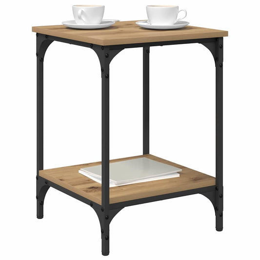Coffee Table Artisan Oak 40 x 40 x 55 cm Engineered Wood